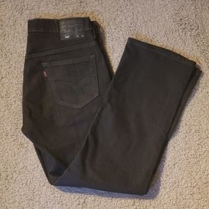 569 Levi's Black Denim Jeans